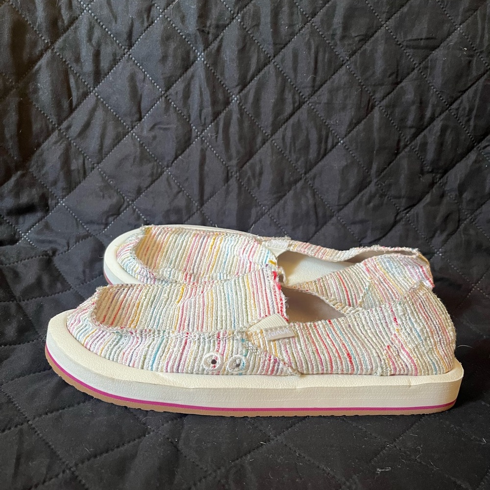 Sanuk Donna Color Stripe Shoe - Picture 3 of 5